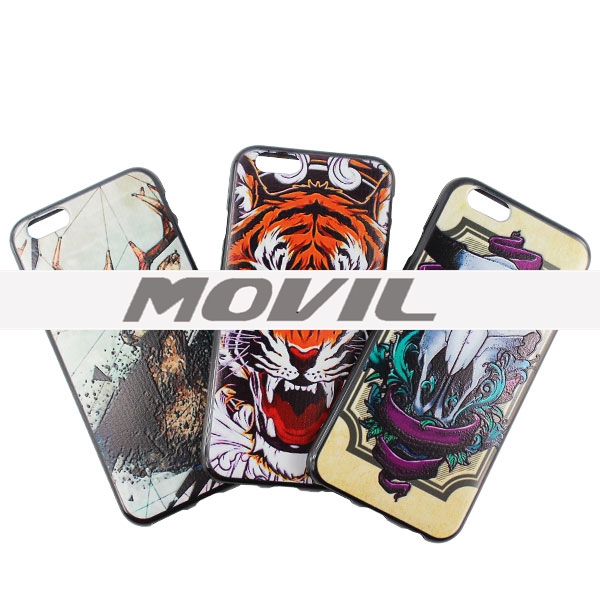 NP-2569 Funda Colorido suave TPU para Apple iPhone 6-0